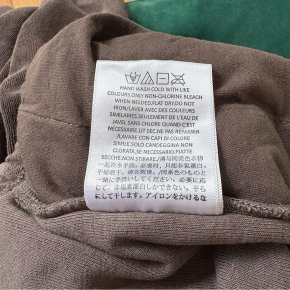 Fear of God Essentials Women's Resort Terry Cloth Brown Logo Sweat Pants Size XS - Picture 7 of 9